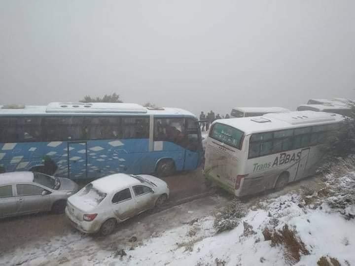 بالصور..عائلات عالقة بمرتفعات الشريعة