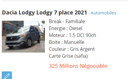 أسعار داسيا لودجي بالجزائر