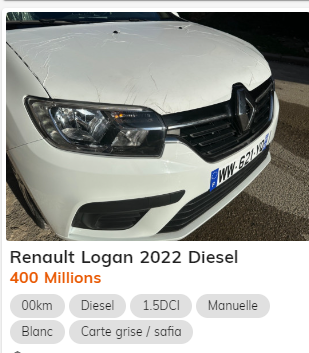 سعر رونو لوغان 2022 بمحرك ديزل مستوردة من فرنسا