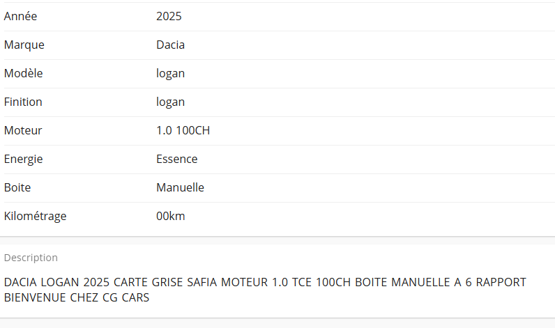 تسليم فوري لـ داسيا لوغان الجديدة بهذا السعر